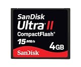Sandisk 4GB ULTRA II Compact Flash (SDCFH-4096, Bulk Package)