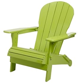 Bird Brain Model A309 Sorbet Seats Adirondack Chair, Caribbean by