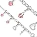 Swarovski Key to My Heart Charm Bracelet