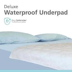 Quilted Waterproof Mattress Overlay Pad - Extra Large Flat 36x72