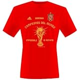 2010 WM Sieger offizielle adidas Spanien T-Shirt