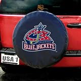 Columbus Blue Jackets NHL Spare Tire Cover by Fremont Die (Black)