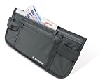 Samsonite Double-Pocket Money Belt, Charcoal Grey