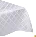 Lenox Laurel Leaf 70-by-104-Inch Oblong / Rectangle Tablecloth, White