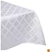 Lenox Laurel Leaf 70-by-122-Inch Oblong / RectangleTablecloth, White
