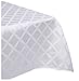 Lenox Laurel Leaf 70-by-104-Inch Oblong / Rectangle Tablecloth, White