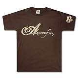 ALEXISONFIRE - Script Logo - Brown T-shirt