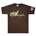 ALEXISONFIRE - Script Logo - Brown T-shirt