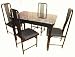 Kitchen & Housewares : BEAUTIFUL 5 PIECE DINETTE W. MAN-MADE MARBLE TOP