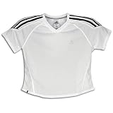  : adidas Women's Response Short-Sleeve Top, White/Black, X-Large