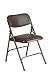 Office Star Fc24v-1-4pk Work Smart Metal Folding Chair With Vinyl Pads - 4 Pack -brown