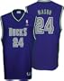 Desmond Mason Purple Reebok NBA Replica Milwaukee Bucks Jersey