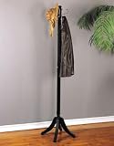 Contemporary Coat Rack 72hx19w Merlot