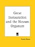 Great Instauration and the Novum Organum