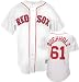 Clay Buchholz White Majestic MLB Home Replica Boston Red Sox Jersey - Small