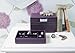 Stackers | Jewelry Box | classic purple & purple velvet stacker set of 4