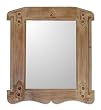 Wood mirror, 'In Perfect Shape' Wood mirror, 'In Perfect Shape'