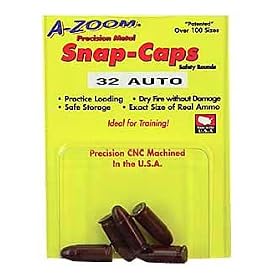 A-Zoom Snap Caps 32 ACP 5Pk - Accessories by 