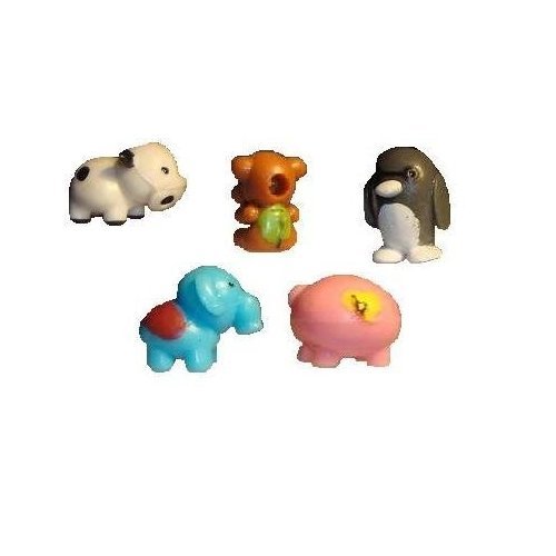 Pet Friends ZOO MANIA 1 - Complete Set of 5 RARE Squishies W/ GAME CODES FOR SQWISHLAND WEBSITE
