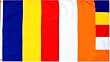 Buddhist Flag - 3 foot by 5 foot Polyester (NEW)