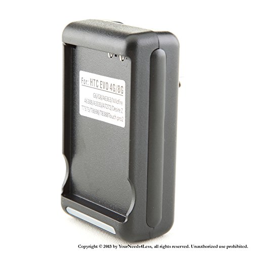 YN4L® Wall Home AC Desktop Dock Battery Charger For Standard battery for HTC Droid Incredible 2 ADR6350; HTC Droid Incredible S S710e; HTC EVO 4G; HTC Droid Incredible