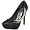 Naughty Monkey Women's Vintage Platform Pump,Black,8 M US