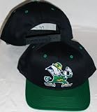 Notre Dame Fighting Irish Two Tone Navy / Green Adjustable Plastic Snap Strap Back Hat / Cap
