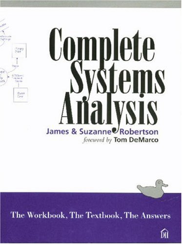 Complete Systems Analysis: The Workbook, the Textbook, the Answers