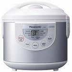 Panasonic SR-TMB10 5-1/2-Cup Rice Cooker/Warmer, Silver