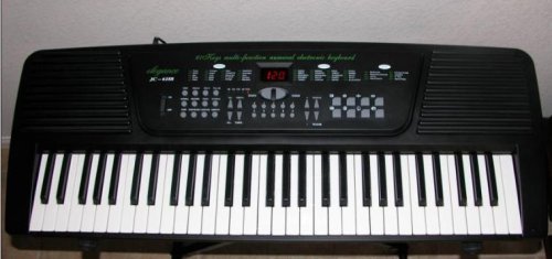 Childrens Toyshop  Musical Instruments : Elegance 61 Keys Full Size Electronic Keyboard
