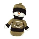 Purdue Boilermakers 9 Animated Touchdown Snowman - NCAA College Athletics