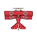 X-Kites MicroKite Mini Mylar Kite - Red Baron