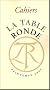 Les Cahiers de la Table Ronde, Printemps 2005 :