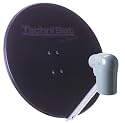 TechniSat SATMAN 650 SAT-Außenempfangsanlage: Offsetspiegel 65 cm, Halter und UNYSAT Universal V/ H LNB grau