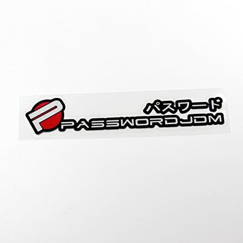 Coolar 2pcs/lot PASSWORD JDM Motor Car Sticker Reflective Waterproof Heat-resistance 160x30mm