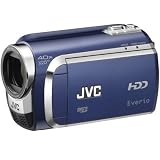 JVC Everio GZ-MG630A – Camcorder – widescreen – 800 Kpix – optical zoom: 35 x – HDD : 60 GB – flash card – sapphire blue