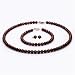 Chocolate Freshwater Set - 6-7mm AA+ Quality w/ Solid White Gold Clasp