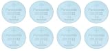 8 X Panasonic CR2032 3v Lithium Coin cell batteries