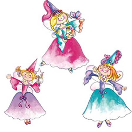 Wallies Princess Fairies Wallpaper Cut Outs