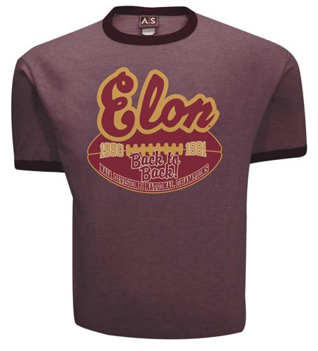 Buy Elon Phoenix T-Shirt - Elon University 1980-1981 Championship Vintage T-Shirt