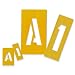 CHA01550 - Painting Stencil Numbers/Letters, 1, Yellow