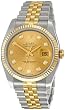 Rolex Datejust Champagne Diamond Dial Jubilee Bracelet Two Tone Mens Watch 116233CDJ