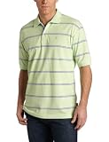 IZOD Men's Short Sleeve Oxford Pique Stripe Polo