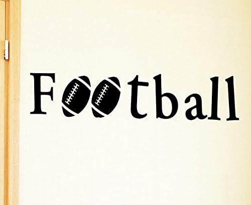 Home Living Room Football Custom English Words Wall Decal Art Removable Fashion Children's Bedroom Saying Words Decor Stickers 30*90CM