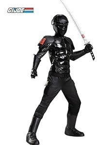 Disguise Snake Eyes Prestige Costume, Medium (7-8)