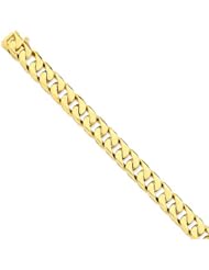 7.0 mm Solid 14K Yellow Gold High Polish Classic Miami Cuban Curb Link Chain Necklace 20" - 30" Available