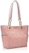 Calvin Klein Hayden Saffiano Leather East/West Top Zip Chain Tote