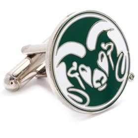 Colorado State Rams NCAA Logo'd Executive Cufflinks w  Jewelry Box