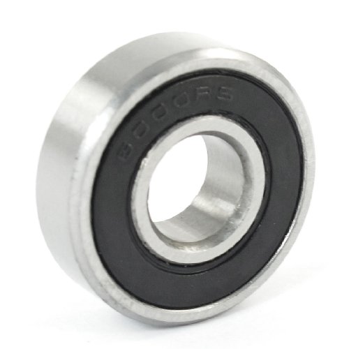 uxcell Roller-Skating Skateboard Seals 6000RS Deep Groove Ball Bearing 26mm x 10mm x 8mm
