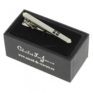 Clj Charles Le Jeune - pince à cravate couleur argent_800112